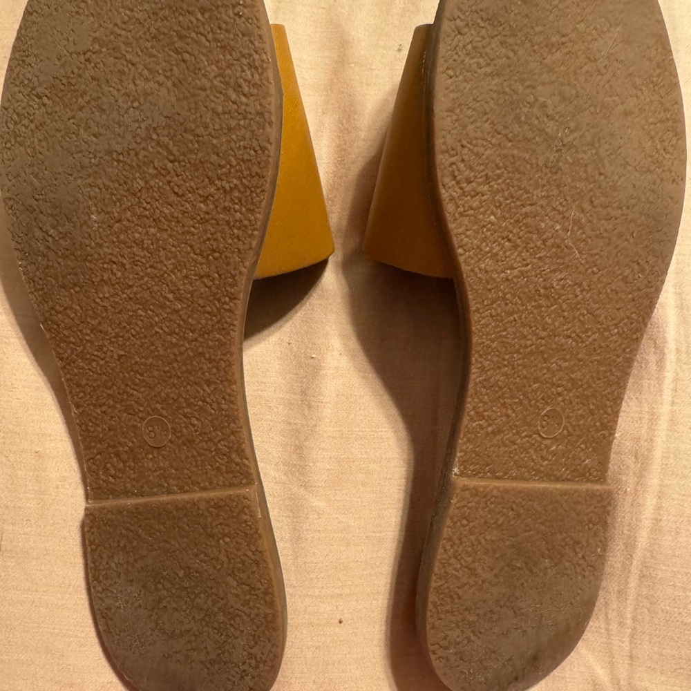 Madewell Women's Brown Slide Sandals - Picture 2 of 5